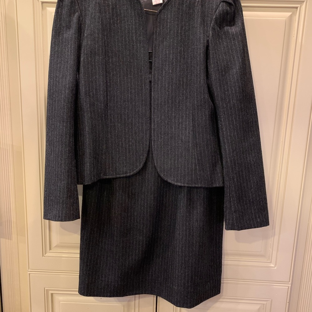 Beautiful gray pin stripe suit